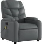 vidaXL Massagesessel Elektrisch Grau Kunstleder Modell 5