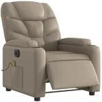 vidaXL Massagesessel Elektrisch Cappuccino-Braun Kunstleder Modell 2