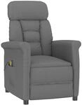 vidaXL Massagesessel Dunkelgrau 70,5 x 96,5 x 95 cm Polyester 348409