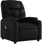 vidaXL Massagesessel Elektrisch Schwarz Kunstleder Modell 4