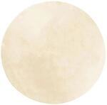 vidaXL Teppich Huarte Kurzflor Weich Und Waschbar Creme 100 Cm 1931299