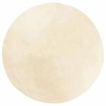vidaXL Teppich Huarte Kurzflor Weich Und Waschbar Creme 80 Cm 1935161