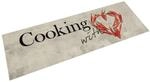 vidaXL K&uuml;chenteppich Waschbar Paprika 45x150 cm Samt 4005623