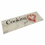 vidaXL K&uuml;chenteppich Waschbar Paprika 60x180 cm Samt 4005624
