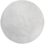 vidaXL Teppich Huarte Kurzflor Weich Und Waschbar Grau 80 Cm 1935168