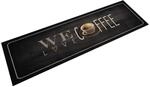 vidaXL K&uuml;chenteppich Waschbar Kaffee 45x150 cm Samt 4005590