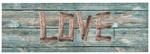 vidaXL K&uuml;chenteppich Waschbar Love 60x300 cm 315959