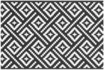 vidaXL Outdoor-Teppich ARAKIL Wei&szlig; und Schwarz 120x180 cm PP 368572