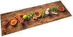 vidaXL K&uuml;chenteppich Waschbar Gew&uuml;rze 45x150 cm Samt 4005605