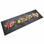 vidaXL K&uuml;chenteppich Waschbar Gew&uuml;rze 60x180 cm Samt 136541