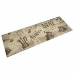 vidaXL K&uuml;chenteppich Waschbar Kaffee Braun 60x180 cm Samt 4005579