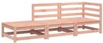 vidaXL Gartensofa mit Hocker 2-Sitzer Massivholz Douglasie 837975