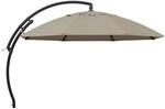 Sun Garden Ampelschirm &Oslash; 375 cm Beige-Melliert mit Kurbelmechanik
