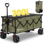 Sekey XXXL Bollerwagen Faltbar 200KG 300L Olivgr&uuml;n