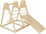 Joyz 3in1 Kletterger&uuml;st Set Indoor Kletterspielzeug aus Holz 121 x 127 x 112 cm