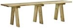 vidaXL Gartenbank 160 cm Massivholz Kiefer Impr&auml;gniert 318174