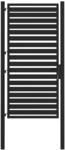 vidaXL Gartentor Abschlie&szlig;bar Schwarz 100x180 cm Aluminium 42004149