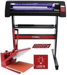 Monstershop 720mm LED Schneideplotter Inklusive 38cm Transferpresse & Software