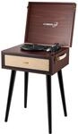 Cyberlux CL-3081 Retro Plattenspieler mit Bluetooth FM-Radio USB SD