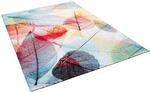 Pergamon Designer Teppich Faro Tropical Bunte Bl&auml;tter Bunt 140x200cm