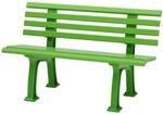 PROREGAL Gartenbank Antigua 2 Sitzer Apfelgr&uuml;n HxBxT 74 x 120 x 54 cm