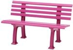 PROREGAL Gartenbank Antigua 2 Sitzer Flieder HxBxT 74 x 120 x 54 cm