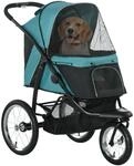 PawHut Hundewagen Polyester Stahl 111L x 58B x 107H cm