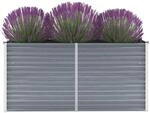 Furnicato Garten-hochbeet Verzinkter Stahl 160x40x77 Cm Grau