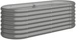 Furnicato Hochbeet Verzinkter Stahl 114x40x36 Cm Grau