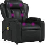 vidaXL Massagesessel Schwarz Kunstleder Modell 6