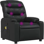 vidaXL Massagesessel Schwarz Kunstleder Modell 14