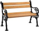 Blome-Tillmann 2er-Bank Linderhof 61 cm x 85 cm x 119 cm Holzoptik