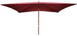 MCW Sonnenschirm Lissabon 3x4m Bordeaux