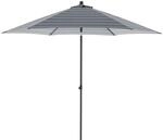 Doppler Marktschirm MyZone Blau-Grau mit Push-Up Mechanik