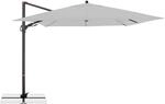 Doppler Ampelschirm MyZone 280 cm x 280 cm Hellgrau mit Kurbelmechanik