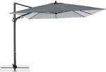 Doppler Ampelschirm MyZone 280 cm x 280 cm Blau-Grau mit Kurbelmechanik