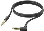 Hama Aux-Kabel 90&deg; Winkelstecker 3,5 mm Klinke 2 m Schwarz