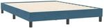 vidaXL Boxspringbett ohne Matratze Dunkelblau 140x210 cm Samt 3315829