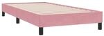 vidaXL Bettgestell Ohne Matratze Rosa 100x220 cm Samt 4101396