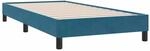 vidaXL Boxspringbett ohne Matratze Dunkelblau 100x210 cm Samt 3315817