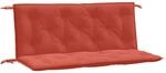vidaXL Gartenbank-Auflagen 2 Stk Melange Rot 120x50x7 cm Stoff 4002603