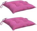 vidaXL Stuhlkissen 2 Stk Rosa 50x50x7 cm Oxford-Gewebe 361558