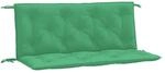 vidaXL Gartenbank-Auflagen 2 Stk Gr&uuml;n 120x50x7 cm Oxford-Gewebe 361683