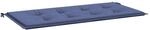 vidaXL Gartenbank-Auflage Marineblau 120x50x4 cm Oxford-Gewebe 378475