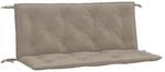 vidaXL Gartenbank-Auflagen 2 Stk Taupe 120x50x7 cm Oxford-Gewebe 361686
