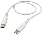 Hama Ladekabel Flexible USB-C 1,5 m Silikon Wei&szlig;