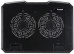 Hama Laptop-K&uuml;hler Black Metal Neigbar 2 L&uuml;fter Schwarz