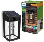 Philips Wandleuchte Geri Solar UltraEffizient Schwarz