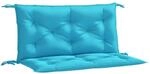 vidaXL Gartenbank-Auflagen 2 Stk T&uuml;rkis 100x50x7 cm Stoff 361677