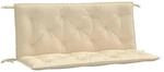 vidaXL Gartenbank-Auflagen 2 Stk Beige 120x50x7 cm Oxford-Gewebe 361681